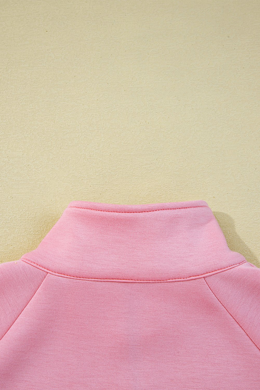 Pink Half Zip Sporty Pullover Mini Skort 2pcs Outfit - Image 8