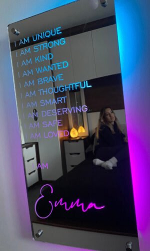 Personalized LED illuminated Mirror