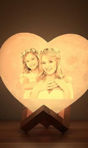 Personalized moon love night light