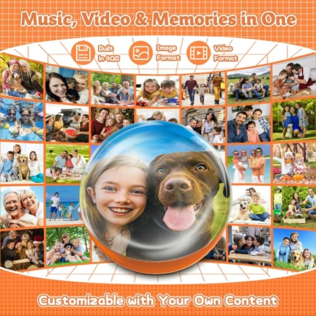 Personalized Crystal Video Sphere - Image 2