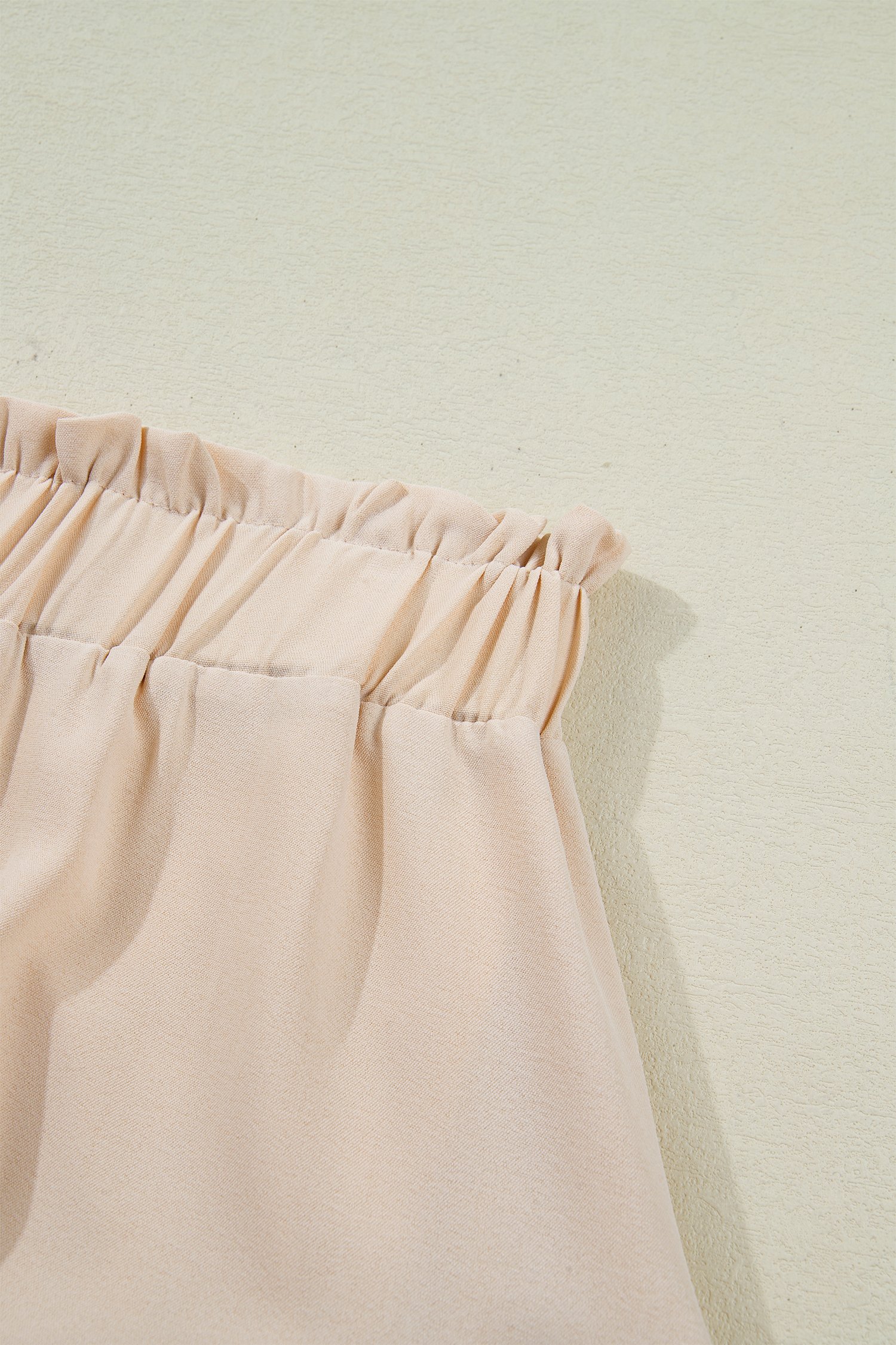 Parchment Plus Size Frilled Elastic Waist Lace Trim Boho Ruffled Shorts - Image 7