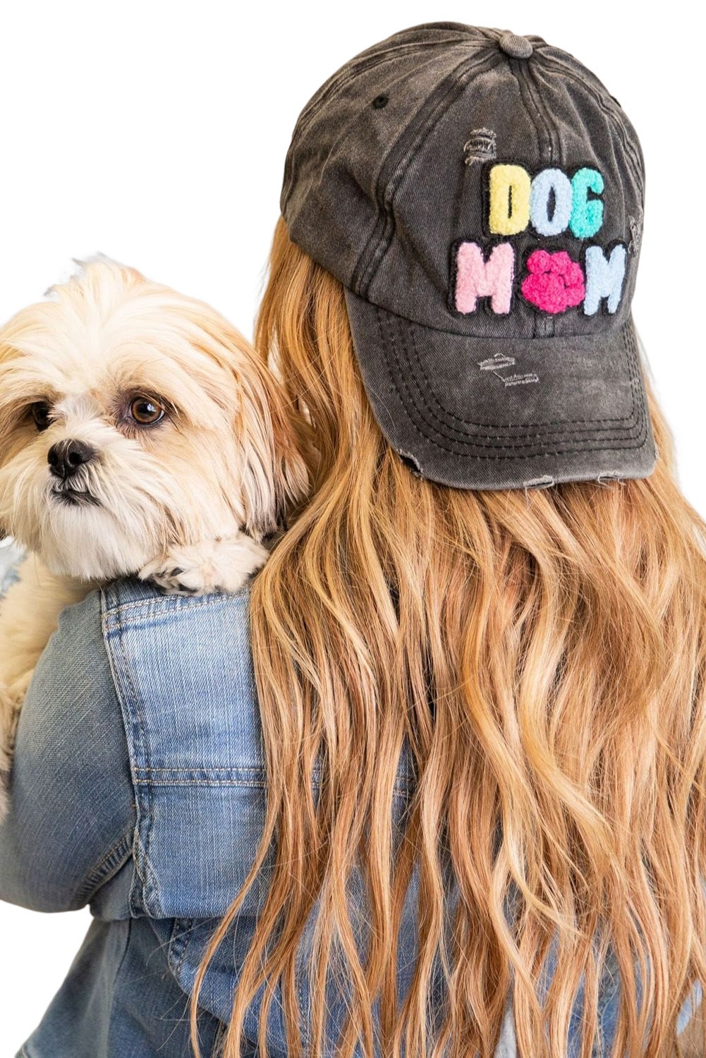 Black DOG MAMA Baseball Cap - Image 2