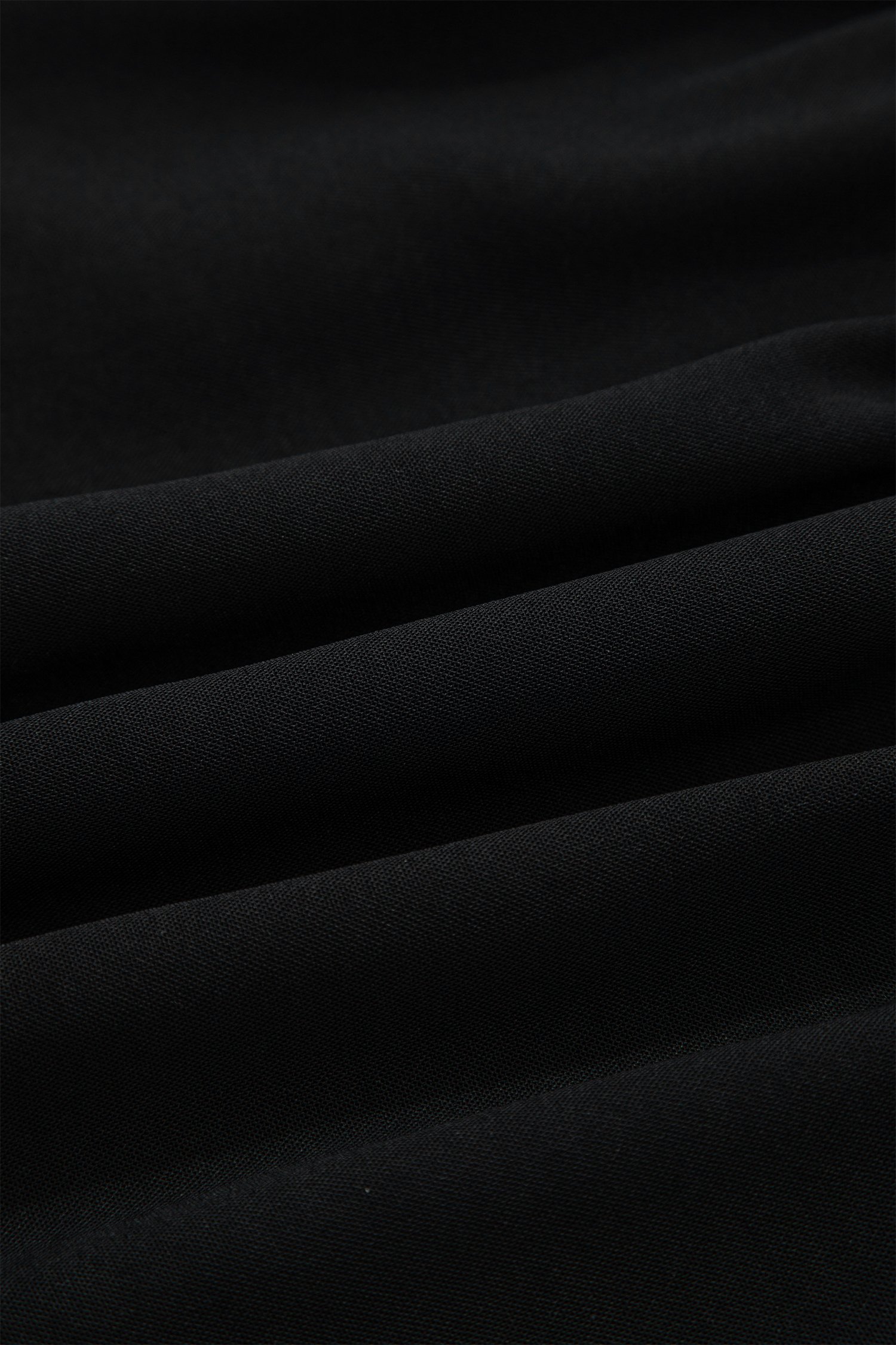 Black Plus Size Frilled Elastic Waist Lace Trim Boho Ruffled Shorts - Image 10